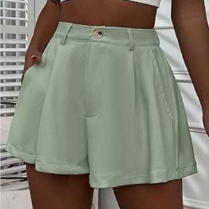 Women's Green Shorts